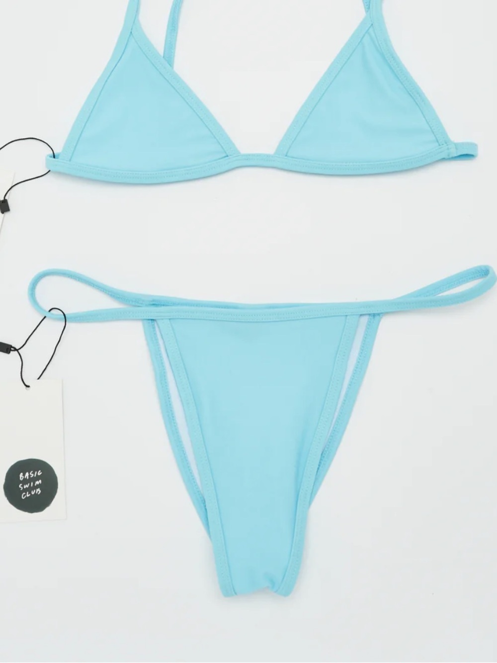 Basic Swim Light Blue Bikini Bottom